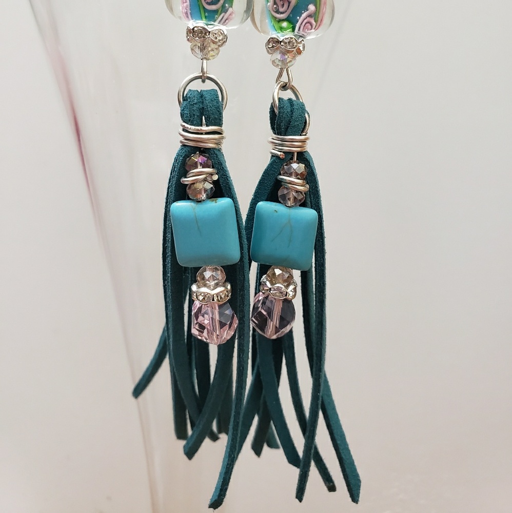 Handmade earrings by me 😊